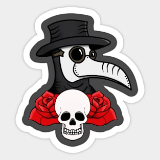 Plague and Roses Sticker